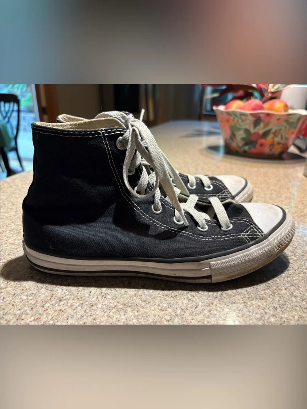 Converse Black & White High Top Sneakers